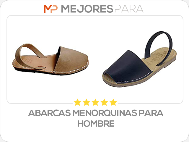 abarcas menorquinas para hombre