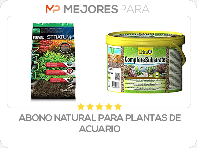 abono natural para plantas de acuario