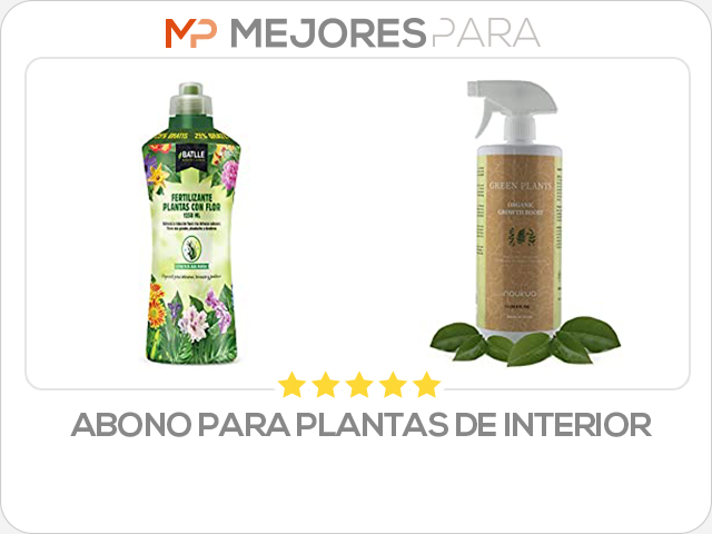 abono para plantas de interior