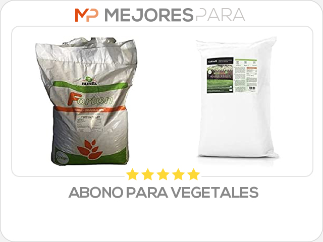 abono para vegetales