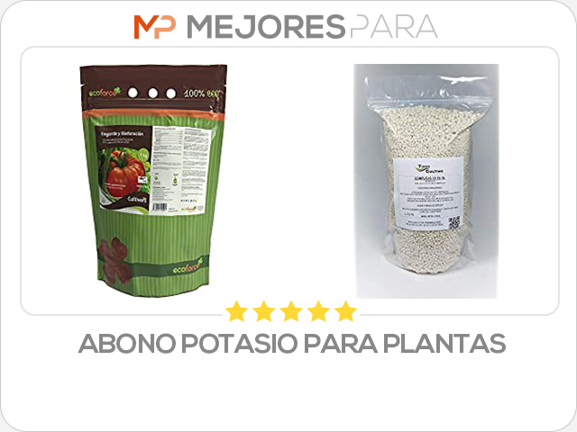 abono potasio para plantas