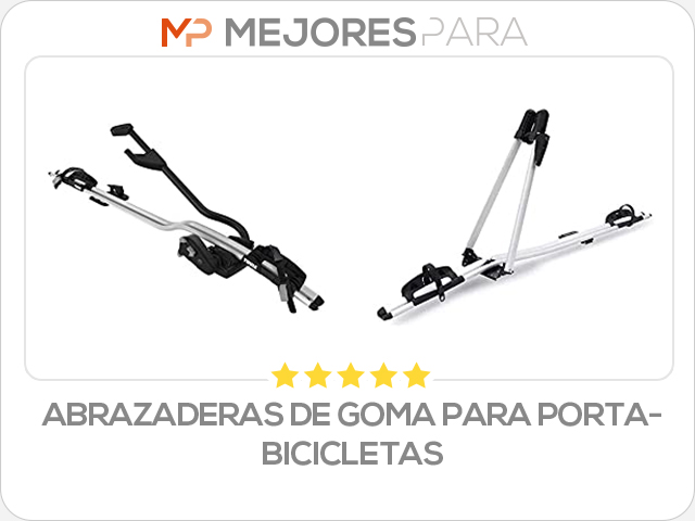 abrazaderas de goma para portabicicletas