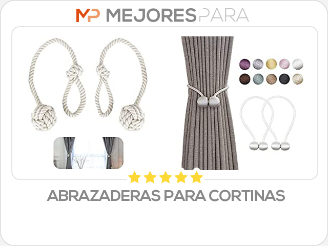 abrazaderas para cortinas