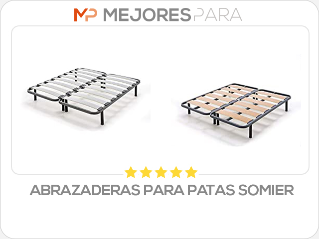 abrazaderas para patas somier