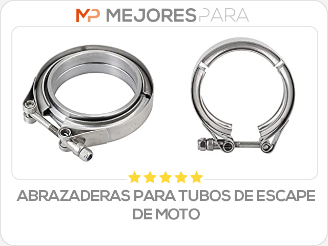 abrazaderas para tubos de escape de moto