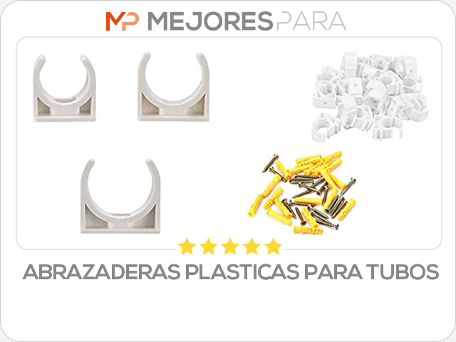 abrazaderas plasticas para tubos