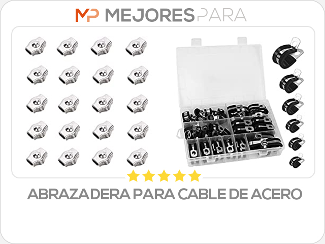 abrazadera para cable de acero