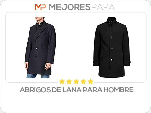 abrigos de lana para hombre