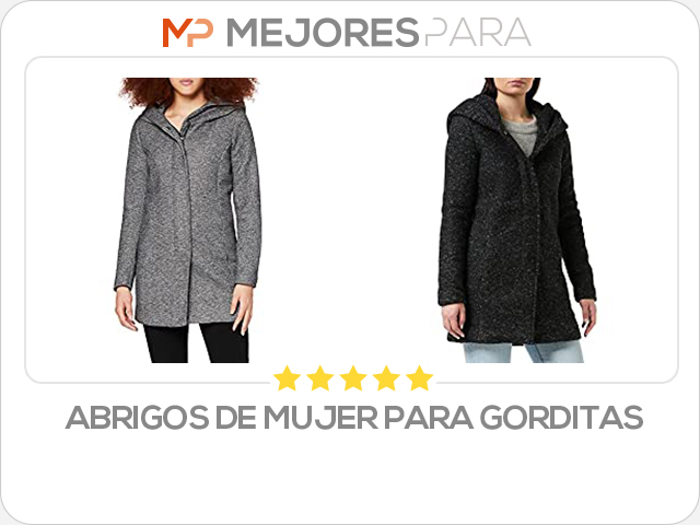 abrigos de mujer para gorditas