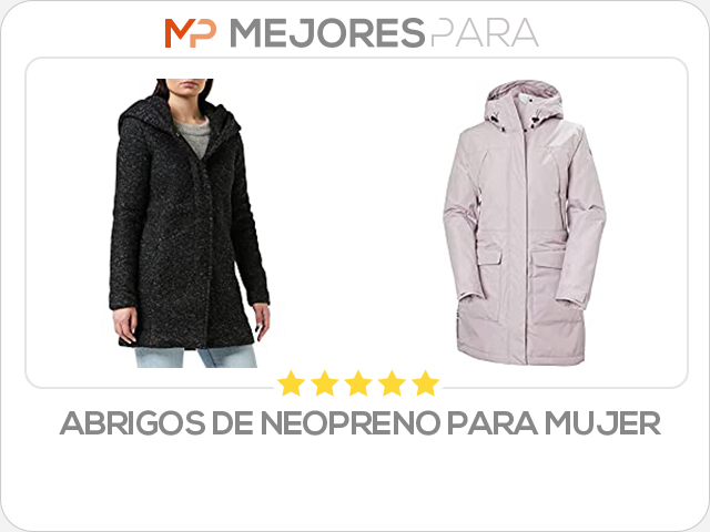 abrigos de neopreno para mujer