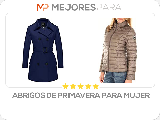 abrigos de primavera para mujer