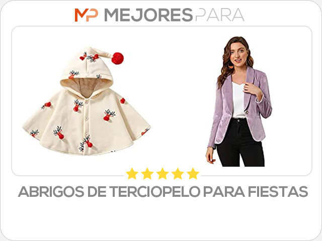 abrigos de terciopelo para fiestas