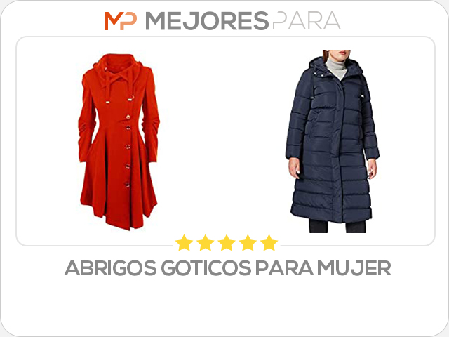 abrigos goticos para mujer