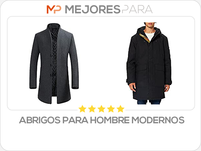 abrigos para hombre modernos