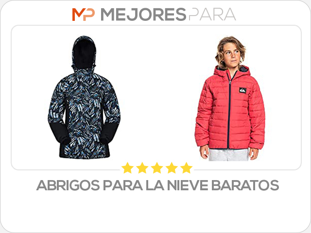 abrigos para la nieve baratos