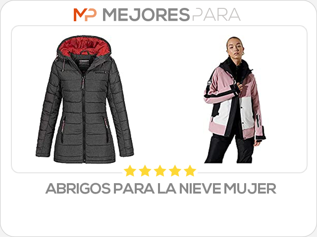 abrigos para la nieve mujer