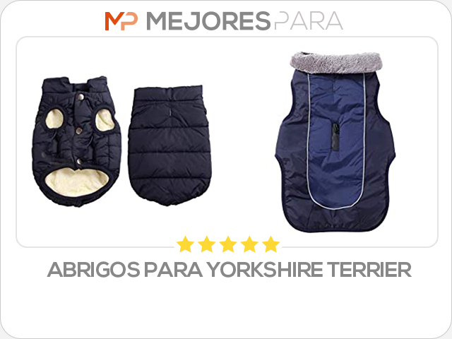 abrigos para yorkshire terrier