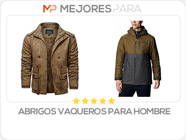 abrigos vaqueros para hombre