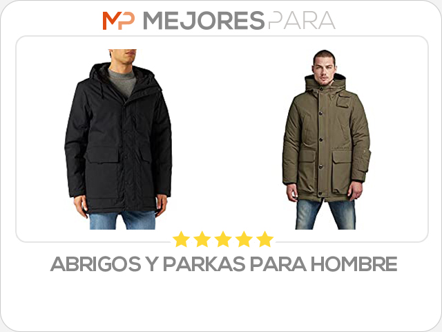 abrigos y parkas para hombre