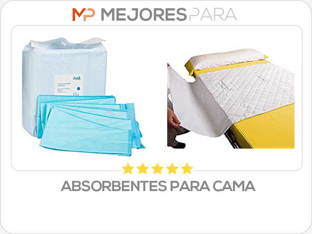 absorbentes para cama