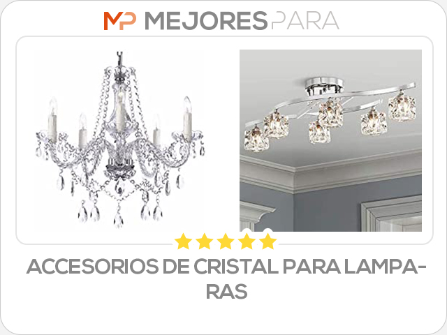 accesorios de cristal para lamparas