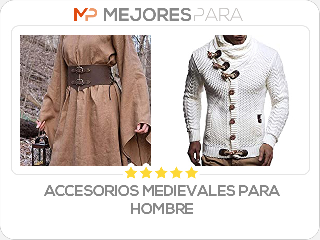 accesorios medievales para hombre