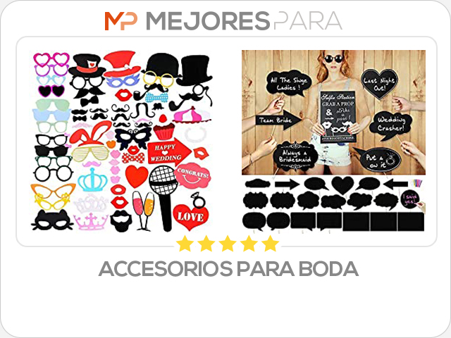 accesorios para boda