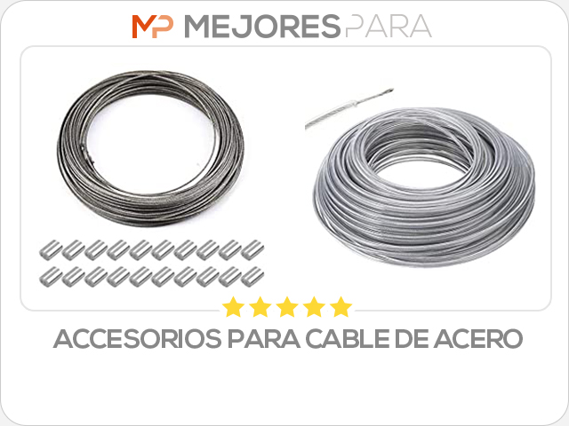 accesorios para cable de acero