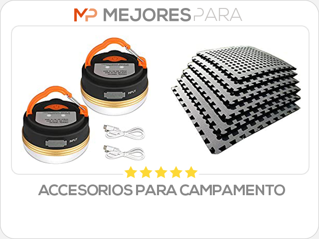 accesorios para campamento