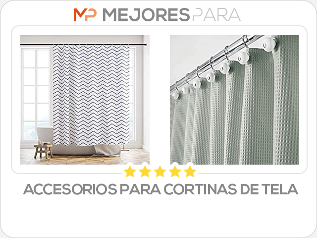 accesorios para cortinas de tela