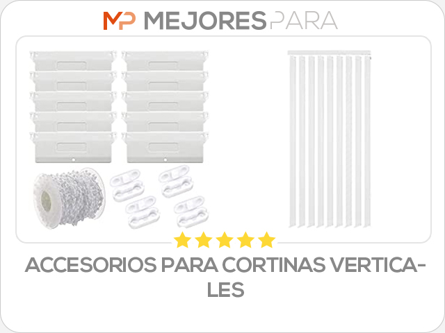 accesorios para cortinas verticales