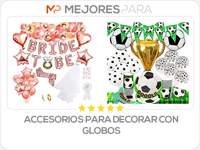 accesorios para decorar con globos