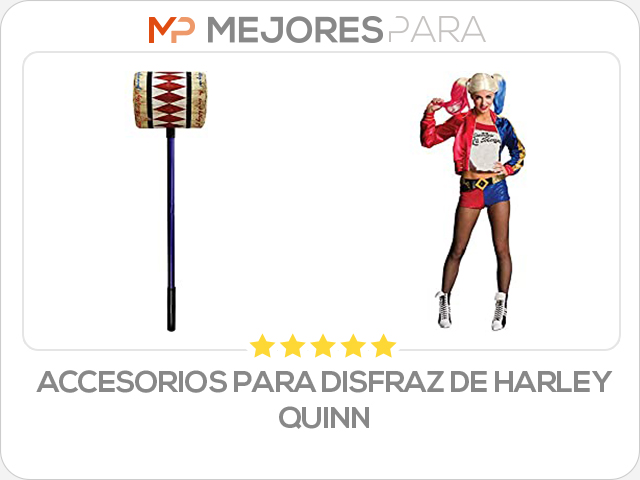 accesorios para disfraz de harley quinn