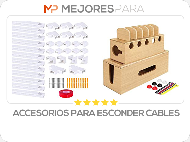 accesorios para esconder cables