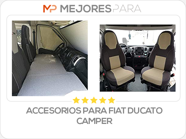 accesorios para fiat ducato camper