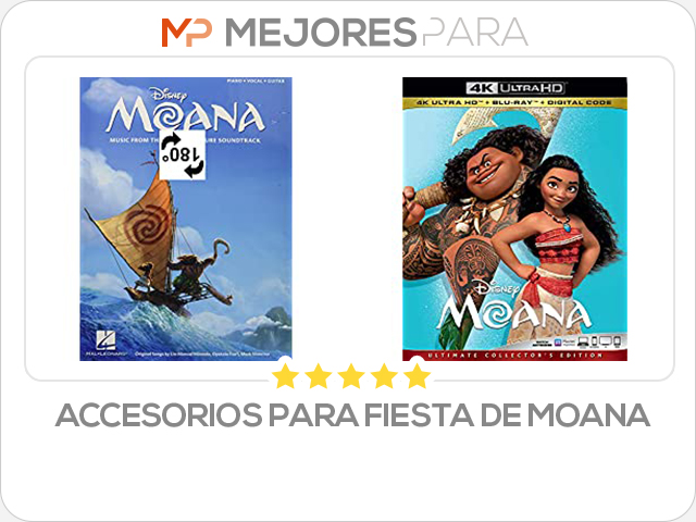 accesorios para fiesta de moana