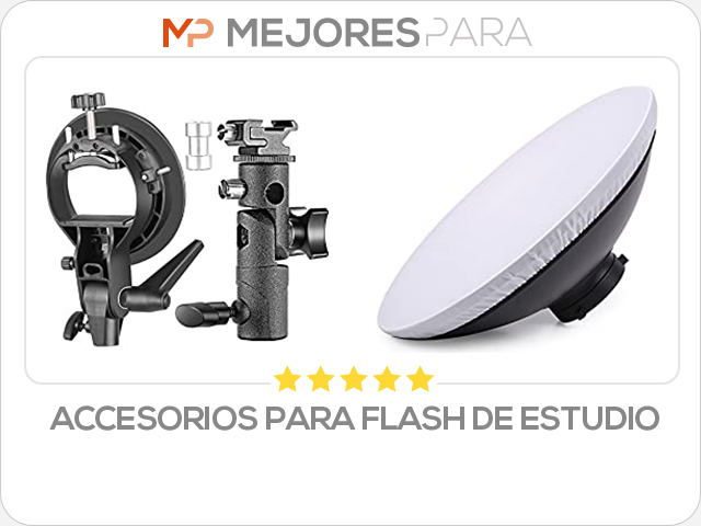 accesorios para flash de estudio