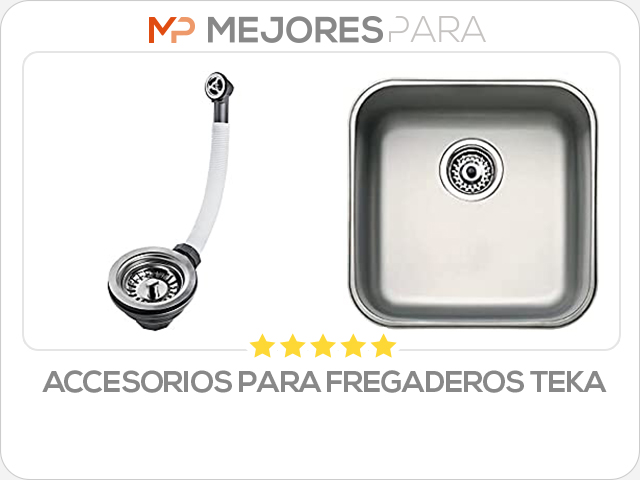 accesorios para fregaderos teka