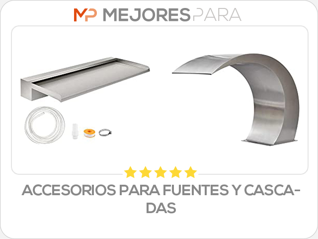 accesorios para fuentes y cascadas