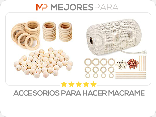 accesorios para hacer macrame