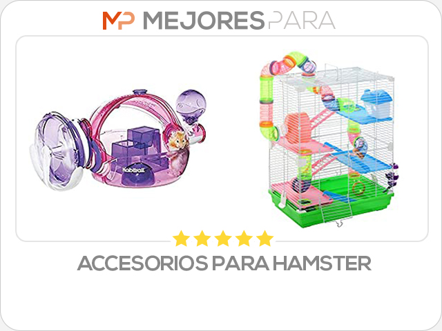 accesorios para hamster