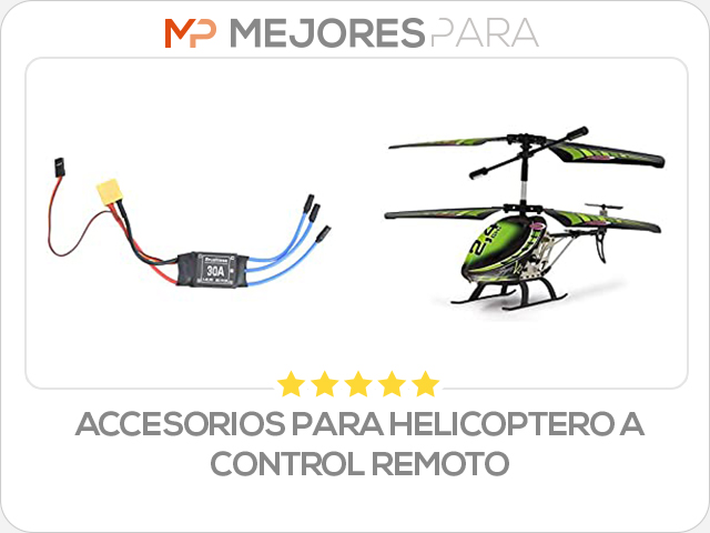 accesorios para helicoptero a control remoto