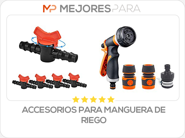 accesorios para manguera de riego