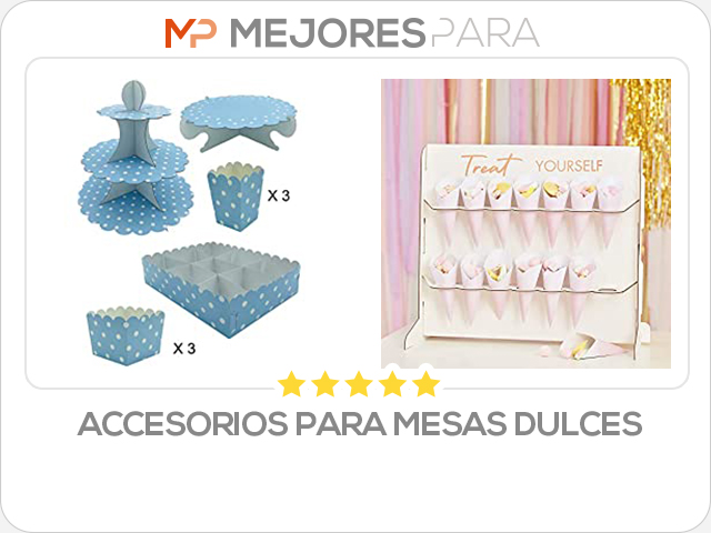 accesorios para mesas dulces