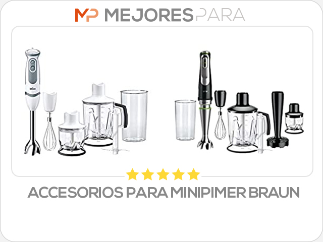 accesorios para minipimer braun