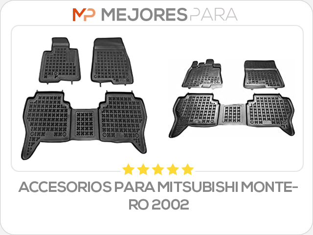 accesorios para mitsubishi montero 2002