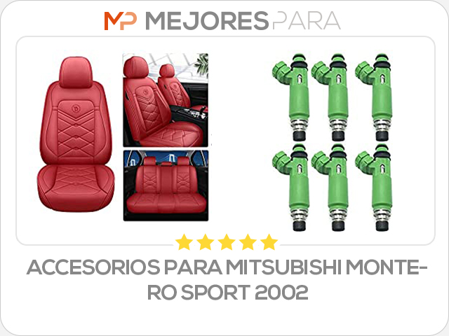 accesorios para mitsubishi montero sport 2002