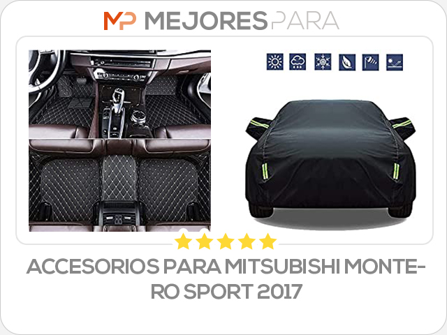 accesorios para mitsubishi montero sport 2017