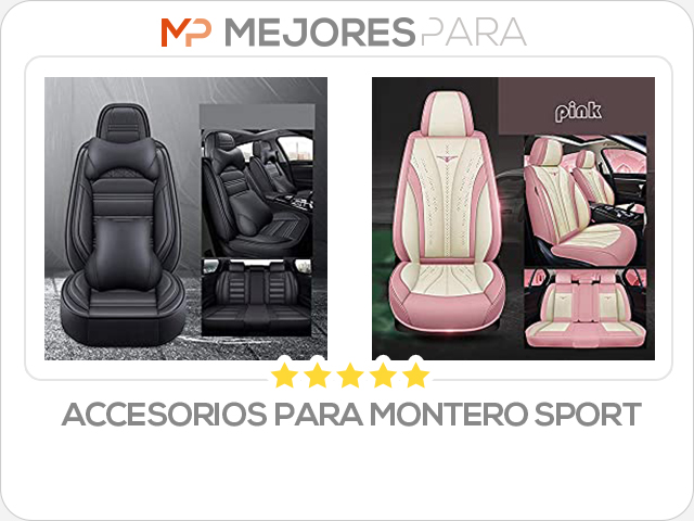 accesorios para montero sport