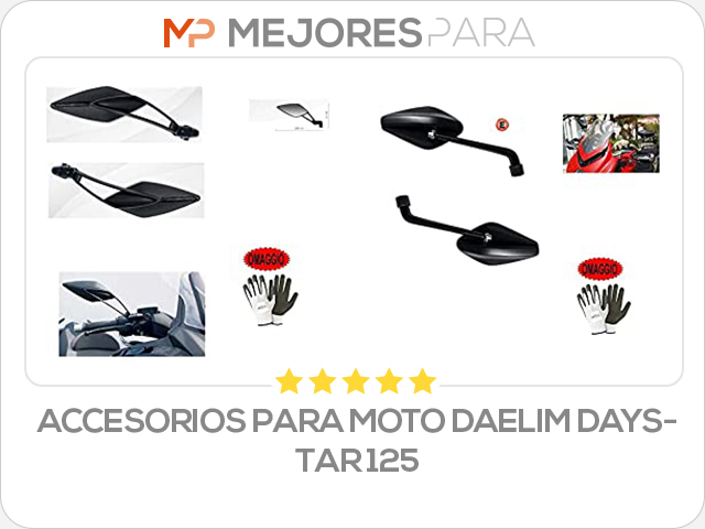 accesorios para moto daelim daystar 125